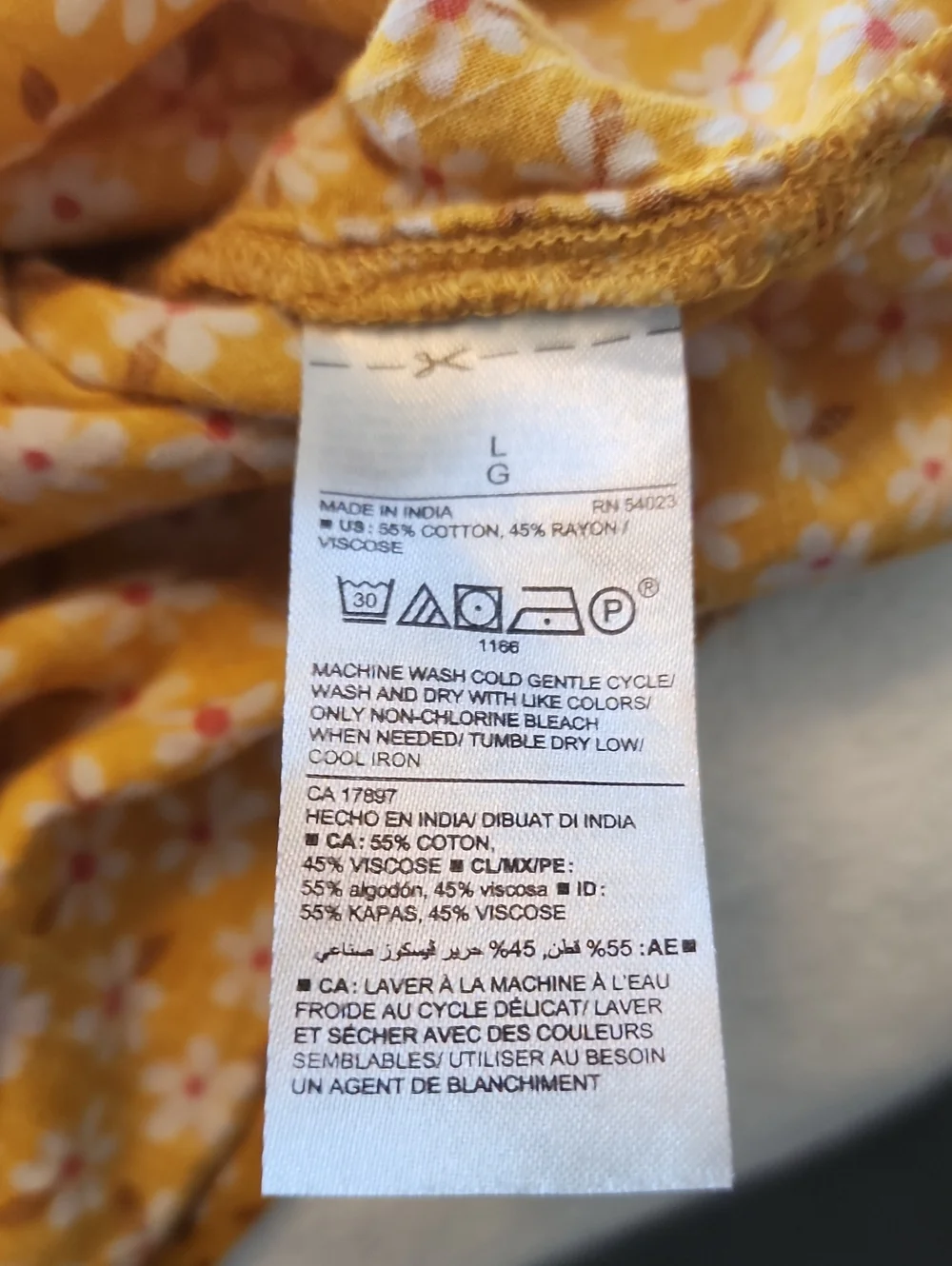 Old Navy Flowered Tank Top - Picture 4 of 5